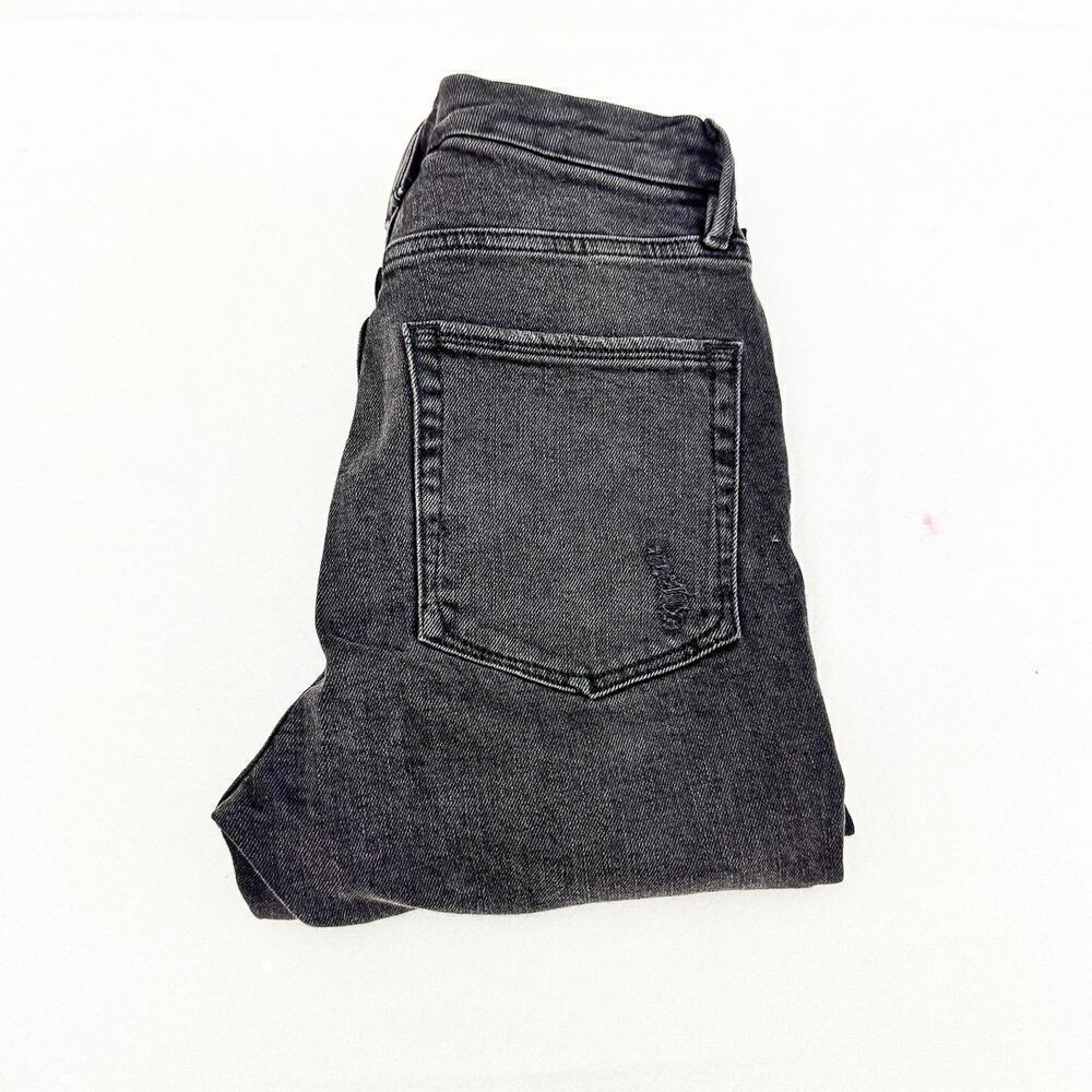 Good American Good Legs Black 114 Charcoal Denim Jeans Size 4 / 27